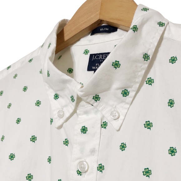J Crew Flex Washed Printed Button Down Shirt - Picture 4 of 9